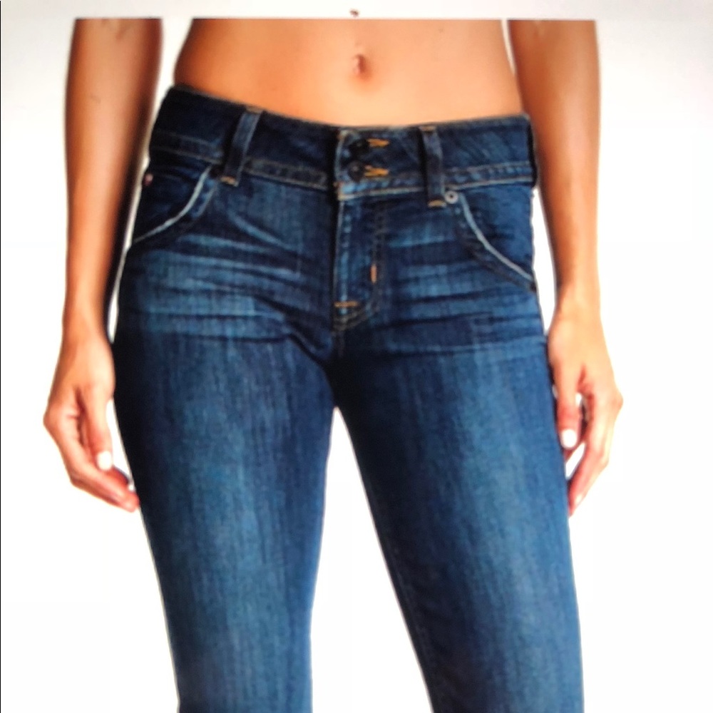 Hudson mid-rise jeans Dark Rinse. Sz 29